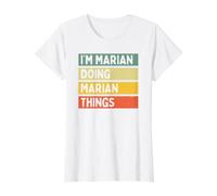 Citation personnalisée Humoristique I'm Marian Doing Marian Things T-Shirt Graphique avec Valeur