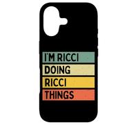 Citation personnalisée Humoristique I'm Ricci Doing Ricci Things Coque pour iPhone 17
