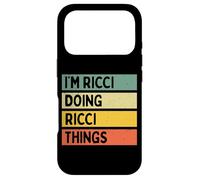 Citation personnalisée Humoristique I'm Ricci Doing Ricci Things Coque pour iPhone 17 Pro