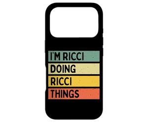 Citation personnalisée Humoristique I'm Ricci Doing Ricci Things Coque pour iPhone 17 Pro
