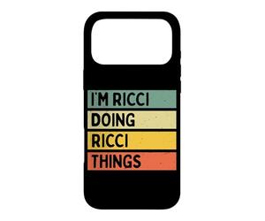 Citation personnalisée Humoristique I'm Ricci Doing Ricci Things Coque pour iPhone 17 Pro Max