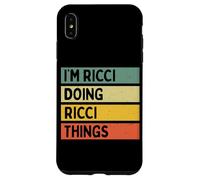 Citation personnalisée Humoristique I'm Ricci Doing Ricci Things Coque pour iPhone XS Max