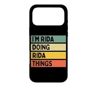 Citation personnalisée Humoristique I'm Rida Doing Rida Things Coque pour iPhone 17 Pro Max