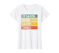 Citation personnalisée Humoristique I'm Saxon Doing Saxon Things T-Shirt Graphique avec Valeur