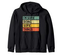Citation personnalisée Humoristique I'm Sofie Doing Sofie Things Sweat à Capuche