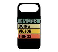 Citation personnalisée Humoristique I'm Victor Doing Victor Things Coque pour iPhone Air