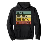 Citation personnalisée Humoristique Jamie The Man The Myth The Legend Sweat à Capuche