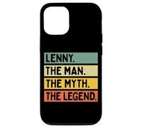 Citation personnalisée Humoristique Lenny The Man The Myth The Legend Coque pour iPhone 12/12 Pro
