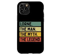 Citation personnalisée Humoristique Lorne The Man The Myth The Legend Coque pour iPhone 11 Pro