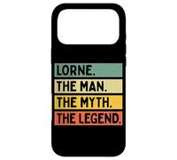 Citation personnalisée Humoristique Lorne The Man The Myth The Legend Coque pour iPhone 17 Pro Max
