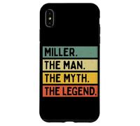 Citation personnalisée Humoristique Miller The Man The Myth The Legend Coque pour iPhone XS Max