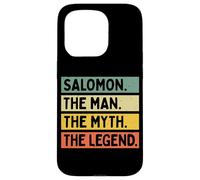 Citation personnalisée Humoristique Salomon The Man The Myth The Legend Coque pour iPhone 15 Pro