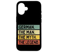 Citation personnalisée Humoristique The Man The Myth The Legend Coque pour iPhone 16