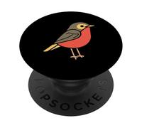 Citation Petit Mignon Simple Oiseau Rouge-Gorge PopSockets PopGrip Adhésif