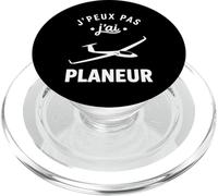 Citation Pilote Humour Aviation Vol J’Peux Pas J’AI Planeur PopSockets PopGrip pour MagSafe