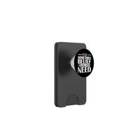 Citation Placebo Belief Is All You Need PopSockets PopWallet pour MagSafe