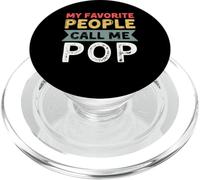 Citation Pop drôle, My Favorite People Call Me Pop Father's Day PopSockets PopGrip pour MagSafe
