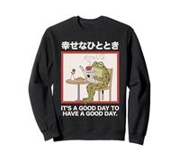 Citation Positive de Grenouille It's A Good Day to Have A Good Day Sweatshirt