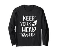 Citation Positive et inspirante Keep Your Head Up Manche Longue