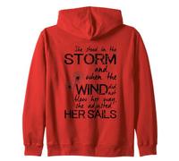 Citation positive inspirante « She Stood in the Storm » pour l'espoir Sweat à Capuche