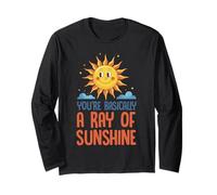 Citation Positive You're A Ray of Sunshine Smiling Sun Manche Longue