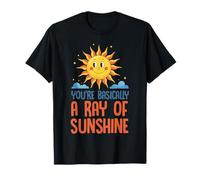Citation Positive You're A Ray of Sunshine Smiling Sun T-Shirt