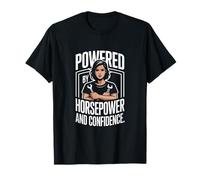 Citation « Powered by Horsepower and Confidence » T-Shirt