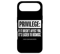 Citation Privilege Check Your Blind Spots Coque pour iPhone Air