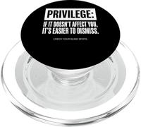Citation Privilege Check Your Blind Spots PopSockets PopGrip pour MagSafe