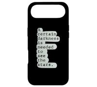 Citation Profonde du Livre, A Certain Kind of Darkness to See The Stars Coque pour iPhone Air