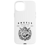 Citation protectrice Angels Watching Over Us Coque pour iPhone 15 Plus