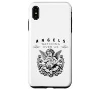 Citation protectrice Angels Watching Over Us Coque pour iPhone XS Max