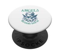 Citation protectrice spirituelle Angels Watching Over Us PopSockets PopGrip Adhésif