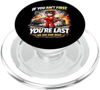 Citation Racing If You Ain't First You're Last Racing PopSockets PopGrip pour MagSafe