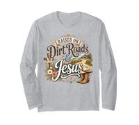 Citation « Raised on Dirt Roads and Jesus Rustic Country Faith » Manche Longue