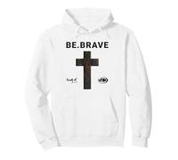 Citation Religieuse « Be Brave Jesus Blessed Cross God » Sweat à Capuche