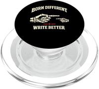 Citation rétro Squelette pour auteurs journalistes PopSockets PopGrip pour MagSafe