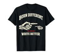 Citation rétro Squelette pour auteurs journalistes T-Shirt