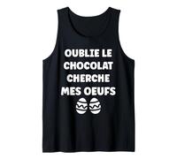 Citation Rigolo Cherche Mes œufs Coquin Humour Couple Pâques Débardeur