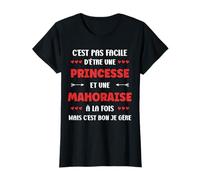 Citation Rigolo Humour Mayotte Drole Princesse mahoraise T-Shirt