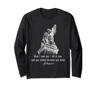Citation Romantique de Style Shakespeare When I Saw You Littérature Manche Longue