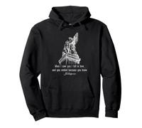 Citation Romantique de Style Shakespeare When I Saw You Littérature Sweat à Capuche
