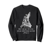 Citation Romantique de Style Shakespeare When I Saw You Littérature Sweatshirt