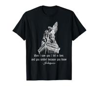 Citation Romantique de Style Shakespeare When I Saw You Littérature T-Shirt