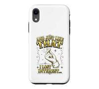 Citation Sarcastique Amusante « and Just Like That I Lost Interest » Coque pour iPhone XR
