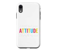 Citation Sarcastique Amusante « I Brought My Own Attitude » Coque pour iPhone XR