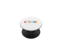 Citation Sarcastique Amusante « I Brought My Own Attitude » PopSockets PopGrip Adhésif