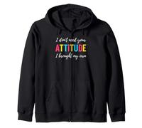 Citation Sarcastique Amusante « I Brought My Own Attitude » Sweat à Capuche