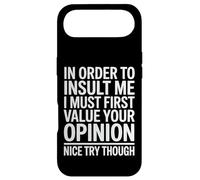 Citation Sarcastique Amusante I Must Care What You Think Coque pour iPhone Air