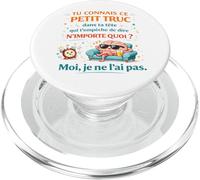 Citation Sarcastique Drôle - Idée Cadeau Originale PopSockets PopGrip pour MagSafe